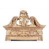 Pair of Giltwood Mirrors with Swan Neck Pediments