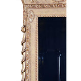 Pair of Giltwood Mirrors with Swan Neck Pediments