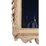 Pair of Giltwood Mirrors with Swan Neck Pediments