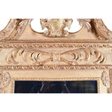 Pair of Giltwood Mirrors with Swan Neck Pediments
