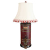A Pair of Large Coffee Canisters Wired as Lamps