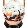 Pair of English Lamps in the Imari Style