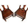 Pair of Oak Queen Anne Period Side Chairs