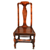 Pair of Oak Queen Anne Period Side Chairs