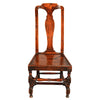 Pair of Oak Queen Anne Period Side Chairs