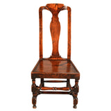 Pair of Oak Queen Anne Period Side Chairs
