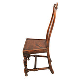 Pair of Oak Queen Anne Period Side Chairs