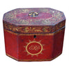 Regency Period Red Leather Tea Caddy
