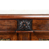 Rosewood Cabinet with Marble Top
