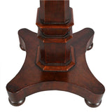 Round Parquetry Tilt-top Table