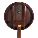 Round Parquetry Tilt-top Table