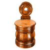 Barrel-Shaped Hanging Salt Box