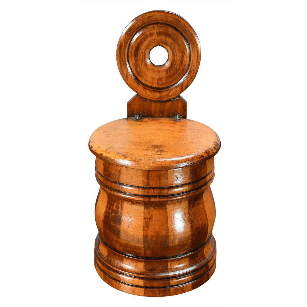Barrel-Shaped Hanging Salt Box