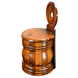 Barrel-Shaped Hanging Salt Box