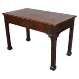 A Chippendale Period Serving Table with Blind Fretwork