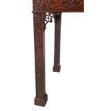 A Chippendale Period Serving Table with Blind Fretwork