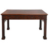 A Chippendale Period Serving Table with Blind Fretwork