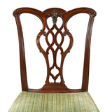 Twelve Chippendale Style Dining Chairs