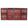 Set of Four Framed Kilim Textile Panels