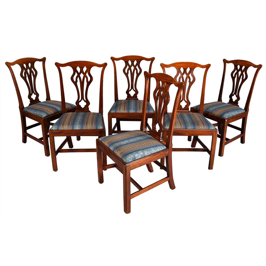 Set of Six 'Country Chippendale' Dining Chairs