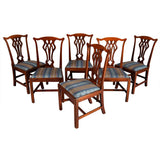 Set of Six 'Country Chippendale' Dining Chairs
