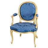 Six George III Period Giltwood Armchairs