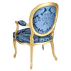 Six George III Period Giltwood Armchairs