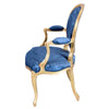 Six George III Period Giltwood Armchairs