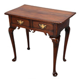 Two-Drawer Fruitwood Side Table