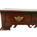 Two-Drawer Fruitwood Side Table