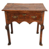 Oak Side Table on Unusual Hipped Legs
