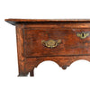 Oak Side Table on Unusual Hipped Legs