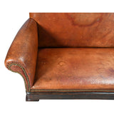 Leather Covered Sofa