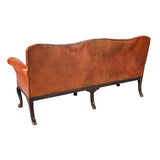 Leather Covered Sofa