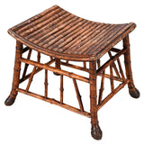 An Arts and Crafts Period Bamboo "Thebes" Stool