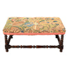 A Long William and Mary Period Walnut Stool