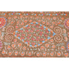 Antique Suzani Embroidery on Olive-colored Ground