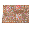 Antique Suzani Embroidery on Olive-colored Ground