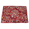 Suzani Embroidery on Red Ground