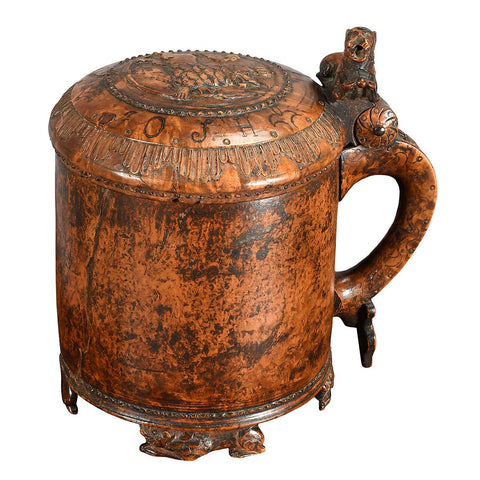 Large Birchwood Tankard