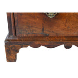 A George I Period Walnut-Veneered Cabinet on Chest