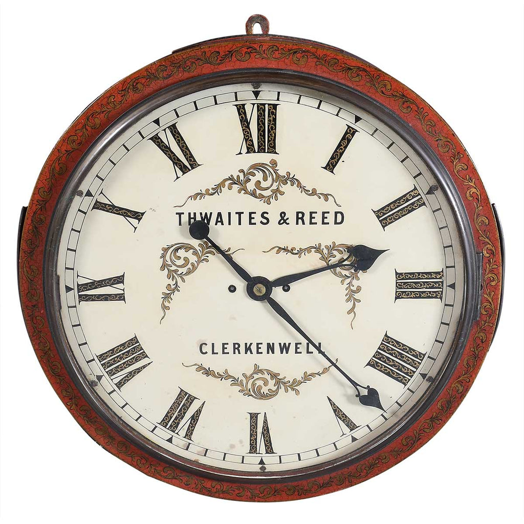 Chinoiserie Wall Clock by Thwaites & Reed