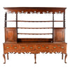 Large Dresser and Rack on Carved Cabriole Legs