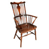 18th Century Comb-Back Windsor Chair on Turned Legs