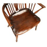 18th Century Comb-Back Windsor Chair on Turned Legs