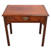A Small Mahogany Writing/Dressing Table with Checkered Inlay