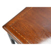 A Small Mahogany Writing/Dressing Table with Checkered Inlay