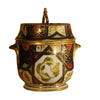 A  19th century antique coalport fruit cooler with Trapped Tiger pattern. View 1