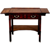Antique English Mahogany architects table. view 2