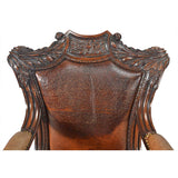 Carved Rosewood Armchair